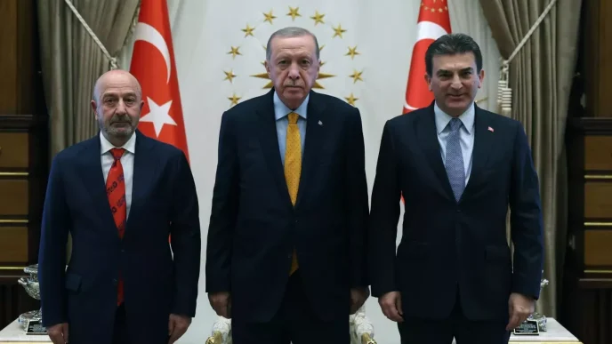 Cumhurbaskani Erdogan OYAK Heyetini kabul etti