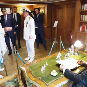 Cumhurbaskani Erdogan Savarona Yatini Ziyaret Etti