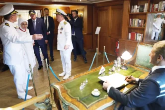 Cumhurbaskani Erdogan Savarona Yatini Ziyaret Etti
