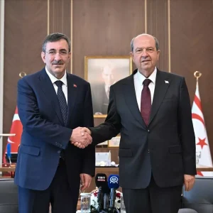 Cumhurbaskani Yardimcisi Yilmaz KKTCye Destek ve Siyasi Istikrar Vurgusu Yapti