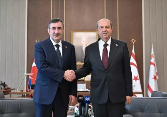 Cumhurbaskani Yardimcisi Yilmaz KKTCye Destek ve Siyasi Istikrar Vurgusu Yapti