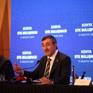 Cumhurbaskani Yardimcisi Yilmaz Konyada STK temsilcileriyle bir araya geldi Aciklamasi