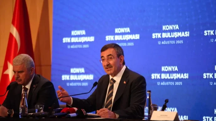 Cumhurbaskani Yardimcisi Yilmaz Konyada STK temsilcileriyle bir araya geldi Aciklamasi