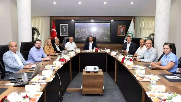 Denizli OSBde Tekstil Sektoru icin Is Birligi Toplantisi