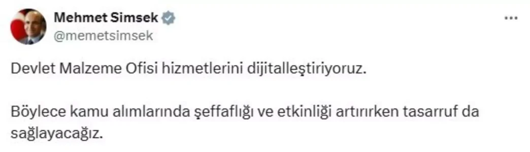 Devlet Malzeme Ofisi Hizmetleri Dijitallesiyor