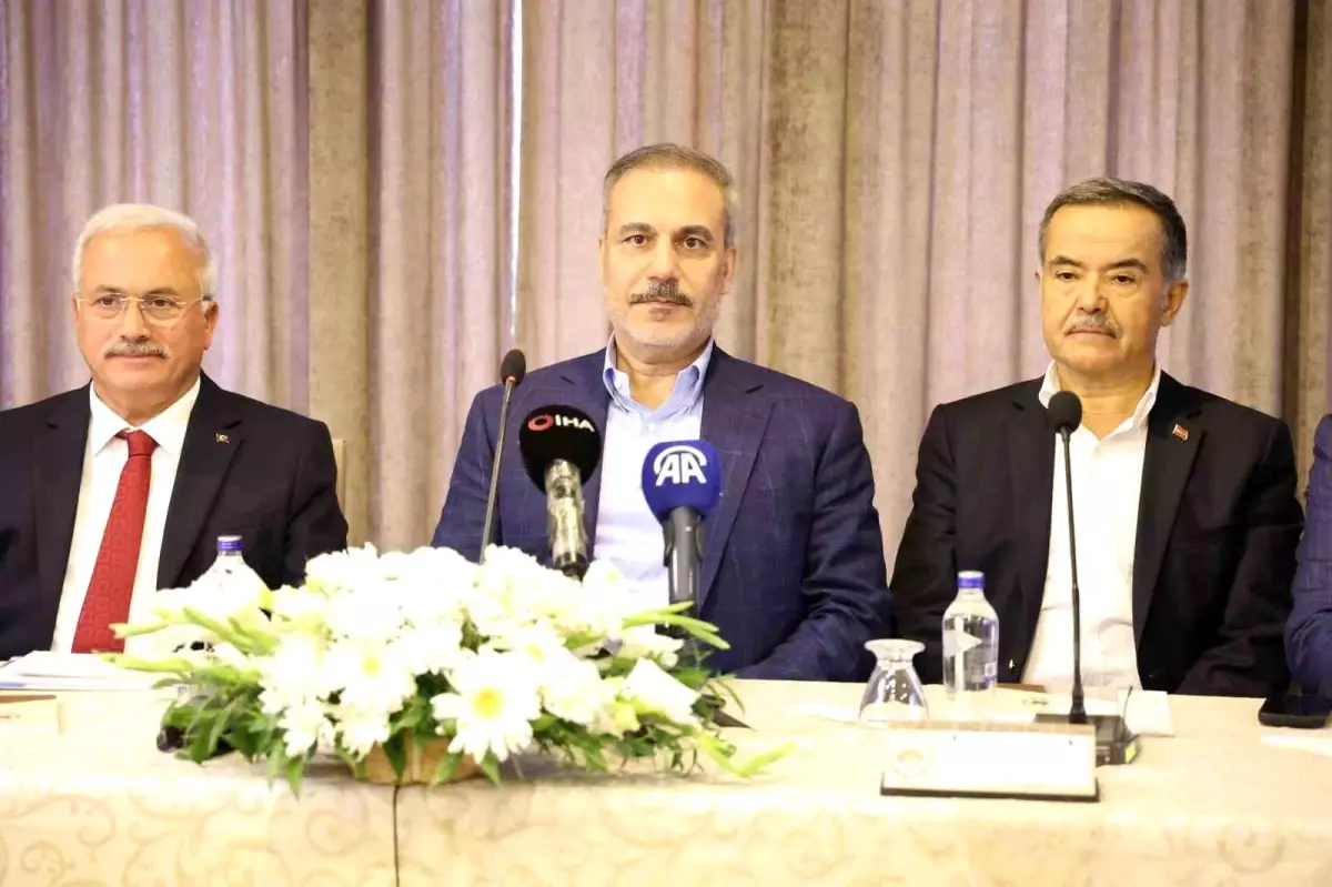 Disisleri Bakani Fidan Hedefimiz bolgemizdeki catismalarin biran once durmasi