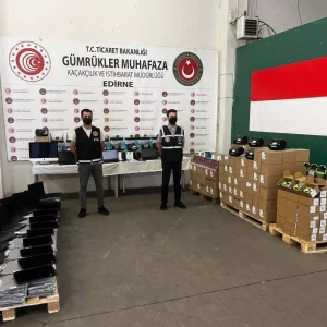 Edirne Sinir Kapilarinda Kacak Elektronik Esya Operasyonu