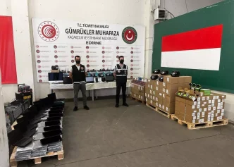 Edirne Sinir Kapilarinda Kacak Elektronik Esya Operasyonu