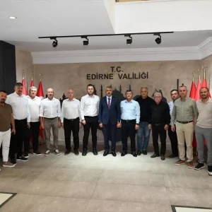 Edirne Valisi Yunus Sezer Celtik Ureticilerini Kabul Etti