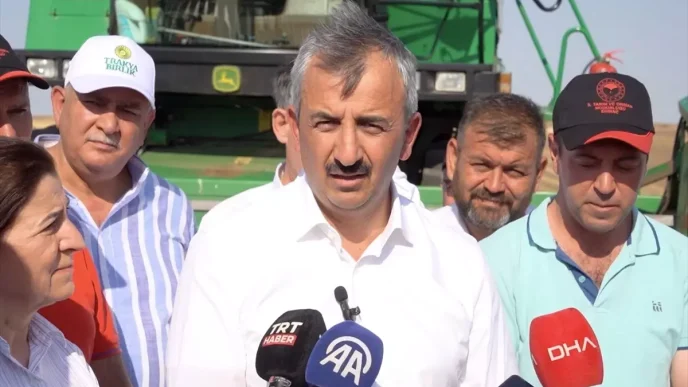 Edirneye Suloglu Barajindan Su Hatti Yapiliyor