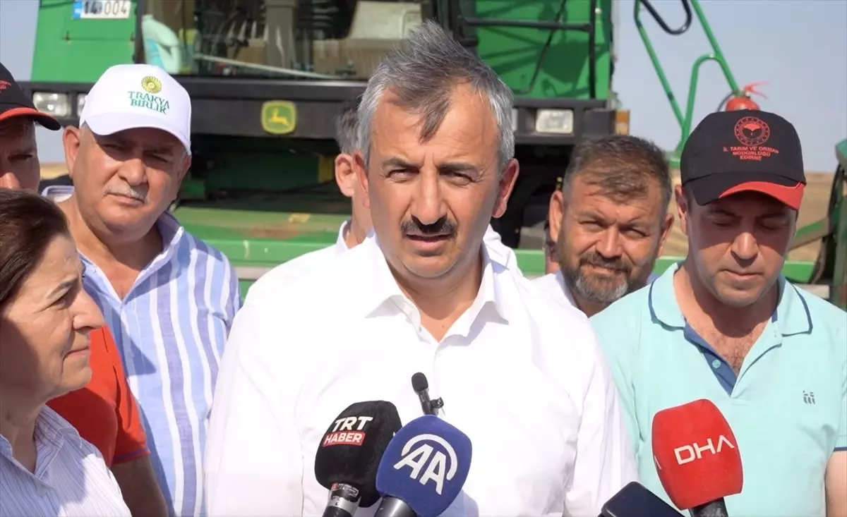 Edirneye Suloglu Barajindan Su Hatti Yapiliyor