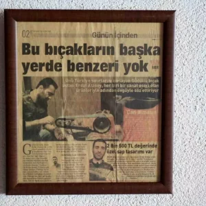 Erdal Atasoy Geleneksel Bicak Sanatini Yasatiyor