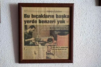 Erdal Atasoy Geleneksel Bicak Sanatini Yasatiyor