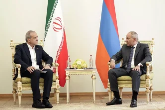 Ermenistan ve Iran Liderleri Isbirligi Anlasmalari Imzaladi