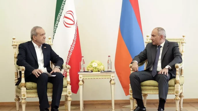 Ermenistan ve Iran Liderleri Isbirligi Anlasmalari Imzaladi