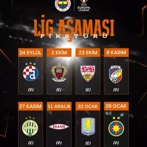 Fenerbahcenin UEFA Avrupa Ligi Mac Programi Belli Oldu