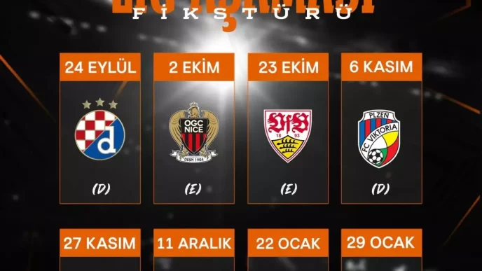 Fenerbahcenin UEFA Avrupa Ligi Mac Programi Belli Oldu