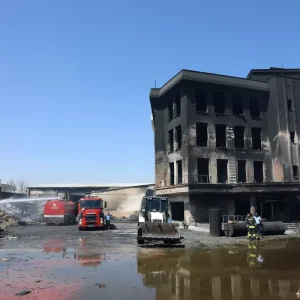 Gaziantepteki Geri Donusum Fabrikasinda Yangin 8 Saatlik Mucadele