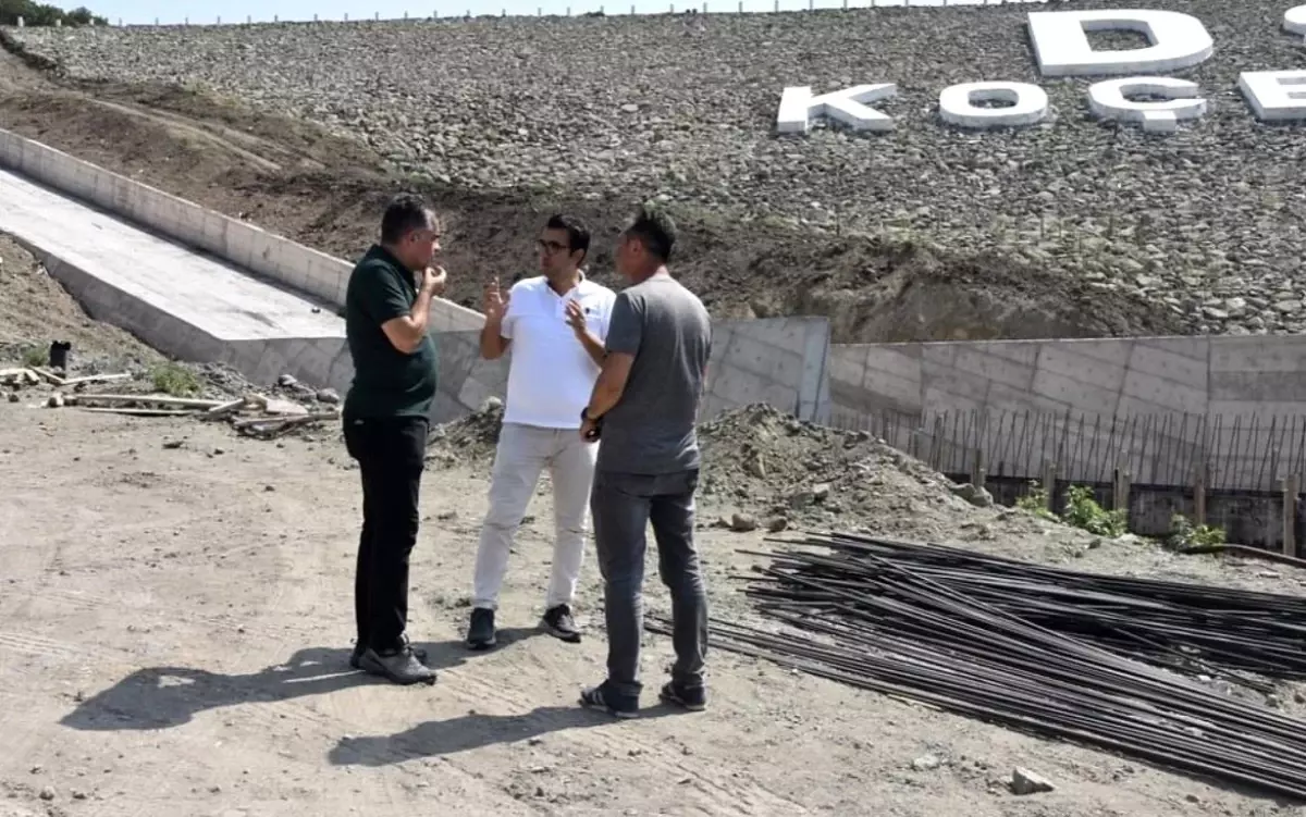 Gonende Kocbayir Goleti Insaati Devam Ediyor