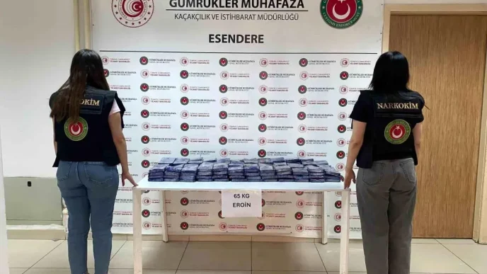 Gumrukler Muhafaza Ekiplerinden Buyuk Uyusturucu Operasyonu