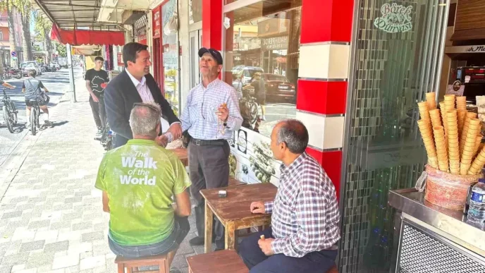 Havran Kaymakami Evlice Esnafi Ziyaret Etti