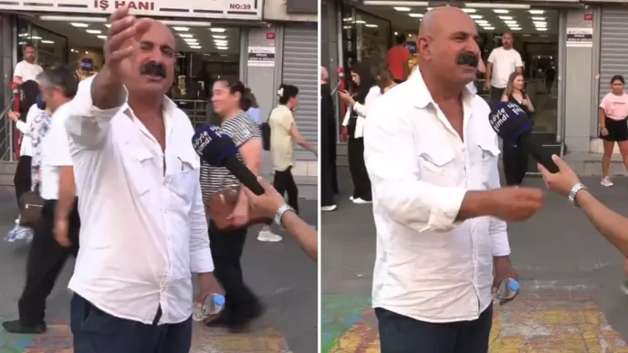 Insaat iscisinin ekonomi yorumu olay oldu Turkiyede acim diyen yalan