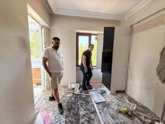 Ispartada Eski Mulk Sahibi Evde Tahribat Yapti