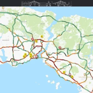 Istanbulda Aksam Trafik Yogunlugu Yuzde 74e Ulasti