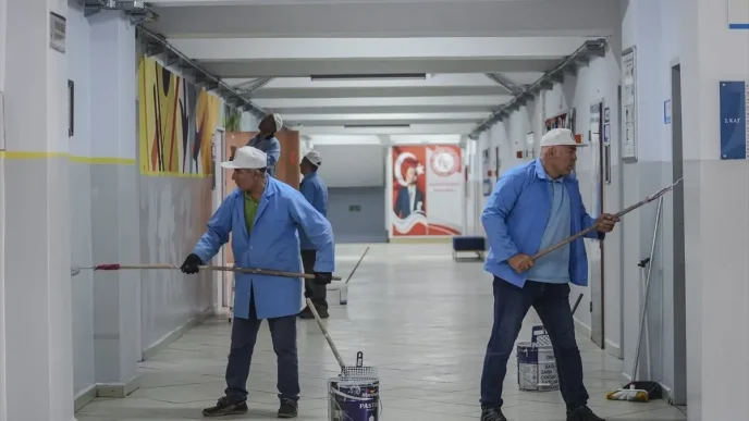 Istanbulun egitim yuvalarinda ilk ders zili icin son dokunuslar