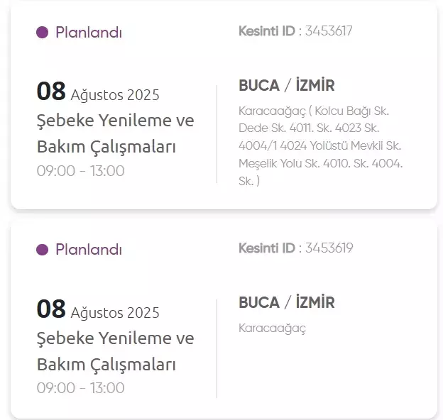İzmir GEDİZ elektrik kesintisi! 8 Ağustos İzmir'de elektrik kesintisi ne zaman bitecek, elektrikler ne zaman gelecek?
