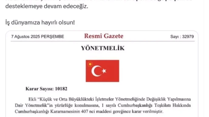 KOBI tanimi degisti Net satis hasilati veya mali bilanco siniri