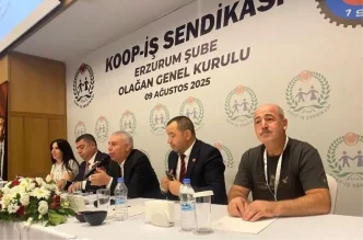 KOOP IS Sendikasi Erzurum Subesi Genel Kurulu Yapildi