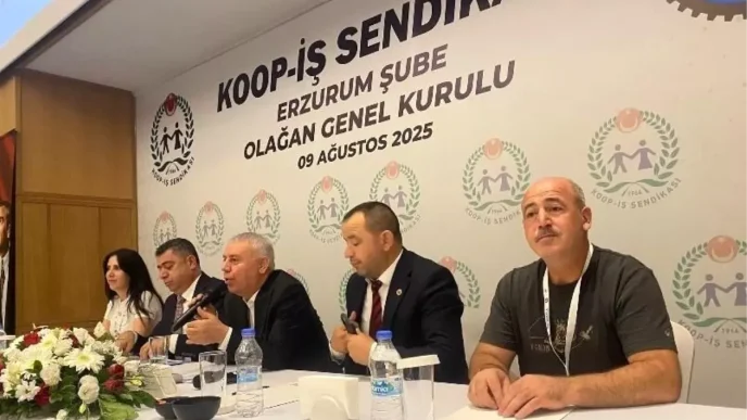 KOOP IS Sendikasi Erzurum Subesi Genel Kurulu Yapildi