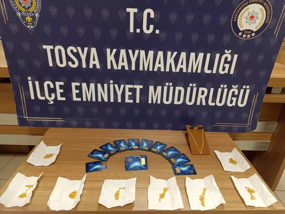 Kastamonuda Sahte Altin Operasyonu 3 Supheli Yakalandi