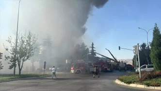 Kayseri OSBde Yangin Hirdavat Is Yerinden Fabrikaya Sicradi