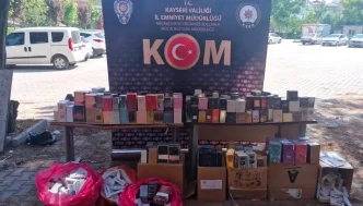 Kayseride Kacak Parfum Saticilari Yakalandi