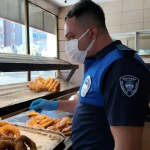 Kayseride Zabita Ekiplerinden Firin Denetimleri