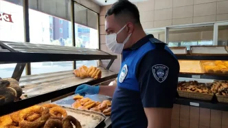 Kayseride Zabita Ekiplerinden Firin Denetimleri
