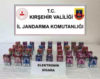 Kirsehirde Kacak Elektronik Sigara Operasyonu 36 Adet Ele Gecirildi