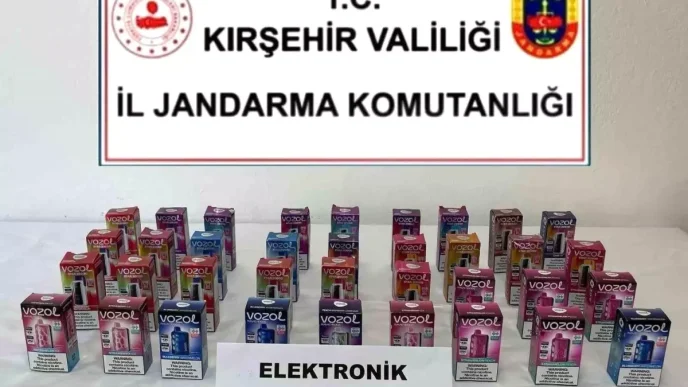 Kirsehirde Kacak Elektronik Sigara Operasyonu 36 Adet Ele Gecirildi