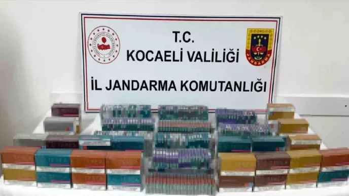 Kocaelide Elektronik Sigara Kacakciligi Operasyonu 2 Bin 500 Cihaz Ele