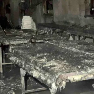 Kocaelide Mermerit Atolyesinde Yangin Cikti