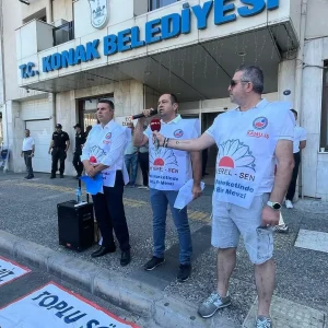 Konak Belediyesinde Memurlar 1 Gun Is Birakti