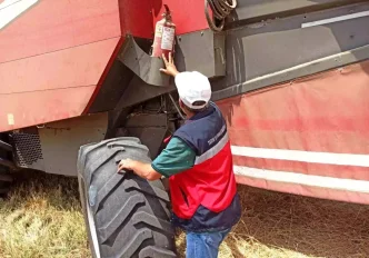 Kutahyada Hububat Hasadi Kontrolleri Devam Ediyor