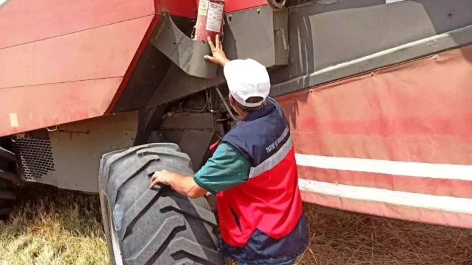 Kutahyada Hububat Hasadi Kontrolleri Devam Ediyor