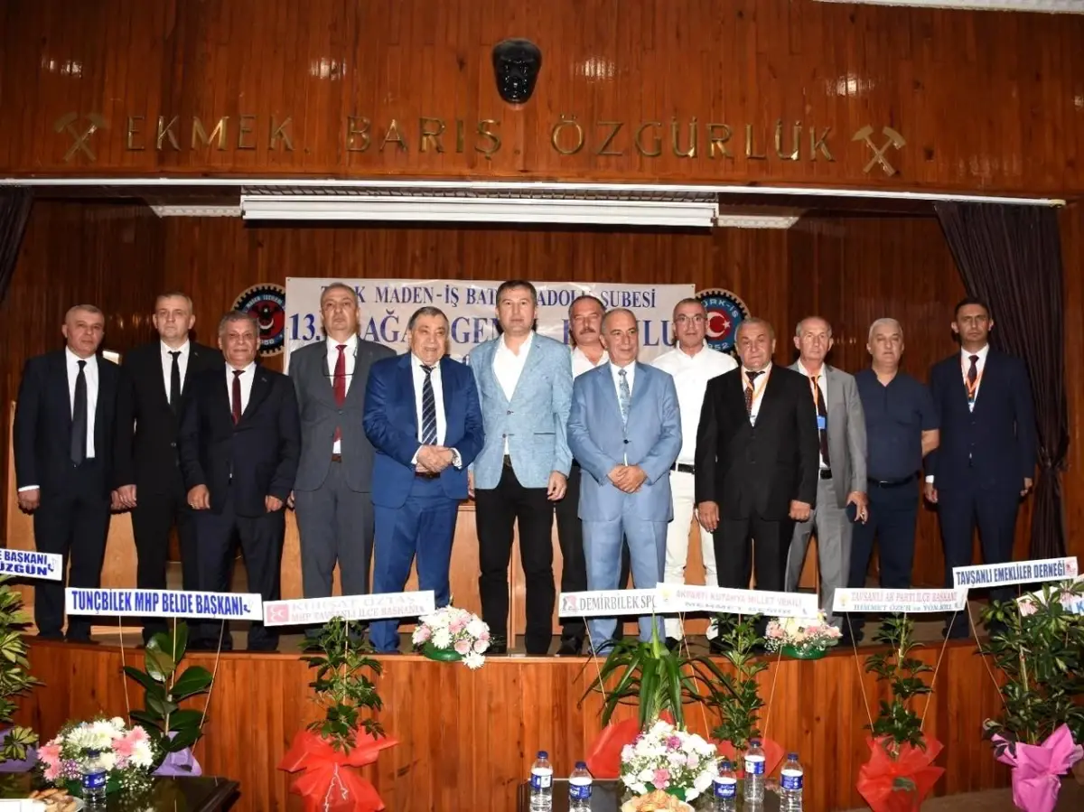 Maden Is Sendikasi Bati Anadolu Subesi Genel Kurulu Yapildi