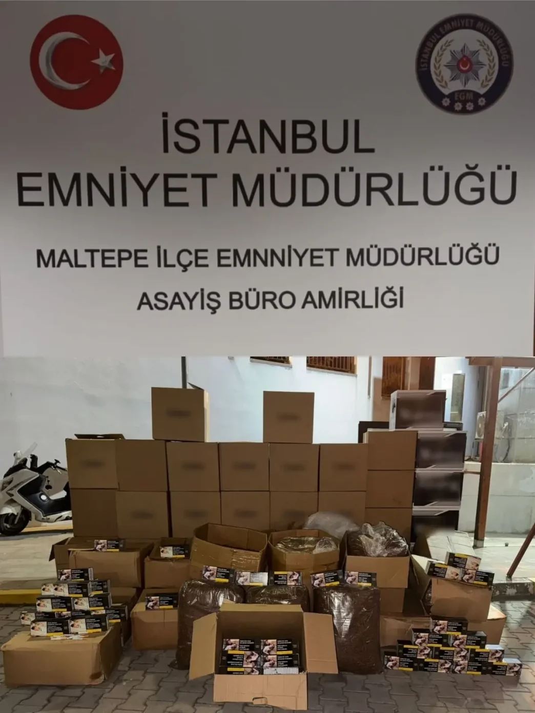 Maltepede Kacak Sigara Imalathanesine Operasyon