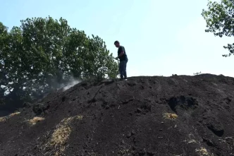 Mersinde Sicak Havalara Ragmen Mangal Komuru Uretimi Devam Ediyor