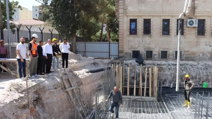 Midyat Belediyesinden Yeni Ek Hizmet Binasi
