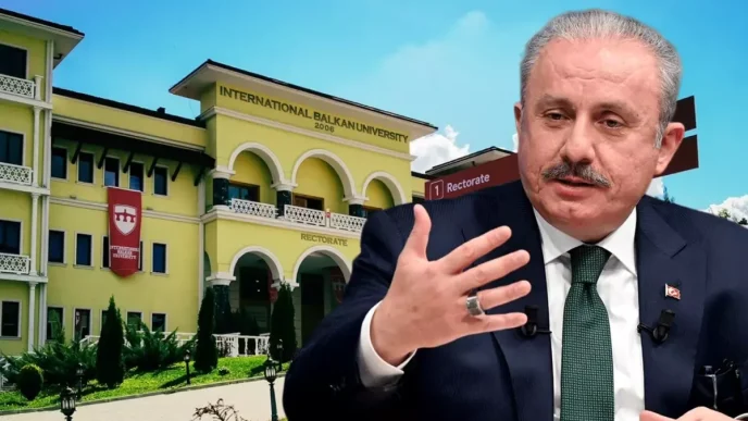 Mustafa Sentoptan Makedonyadaki universite iddialarina sert yanit